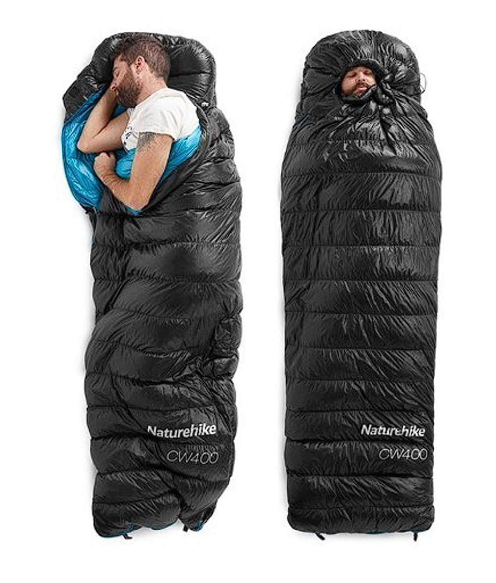 СПАЛЬНЫЙ МЕШОК ПУХОВЫЙ NATUREHIKE CW400 NH18C400-D