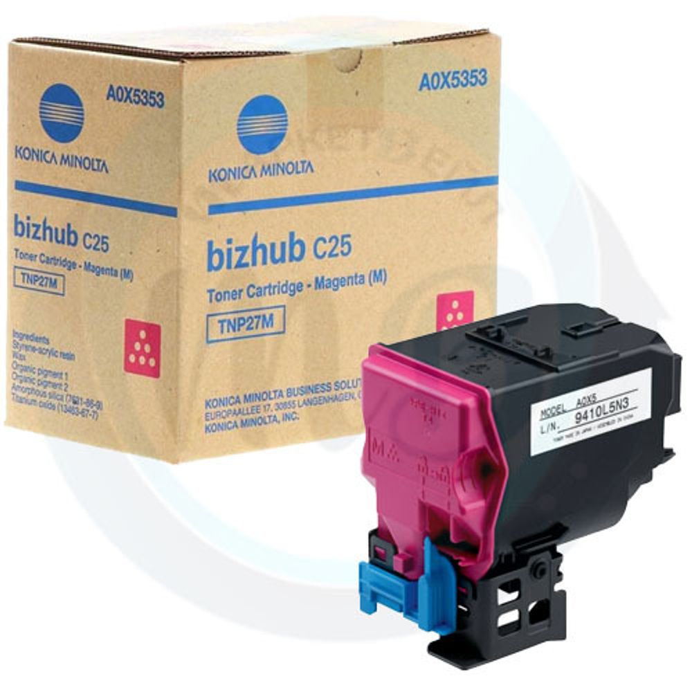 Тонер-картридж TNP-27M Konica-Minolta bizhub C25 пурпурный A0X5353