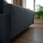 СКАНДИ Диван тканевый прямой светло-серый