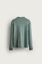 ФУТБОЛКА RELAXED FIT С ВОРОТНИКОМ ХЕНЛИ — ZARA