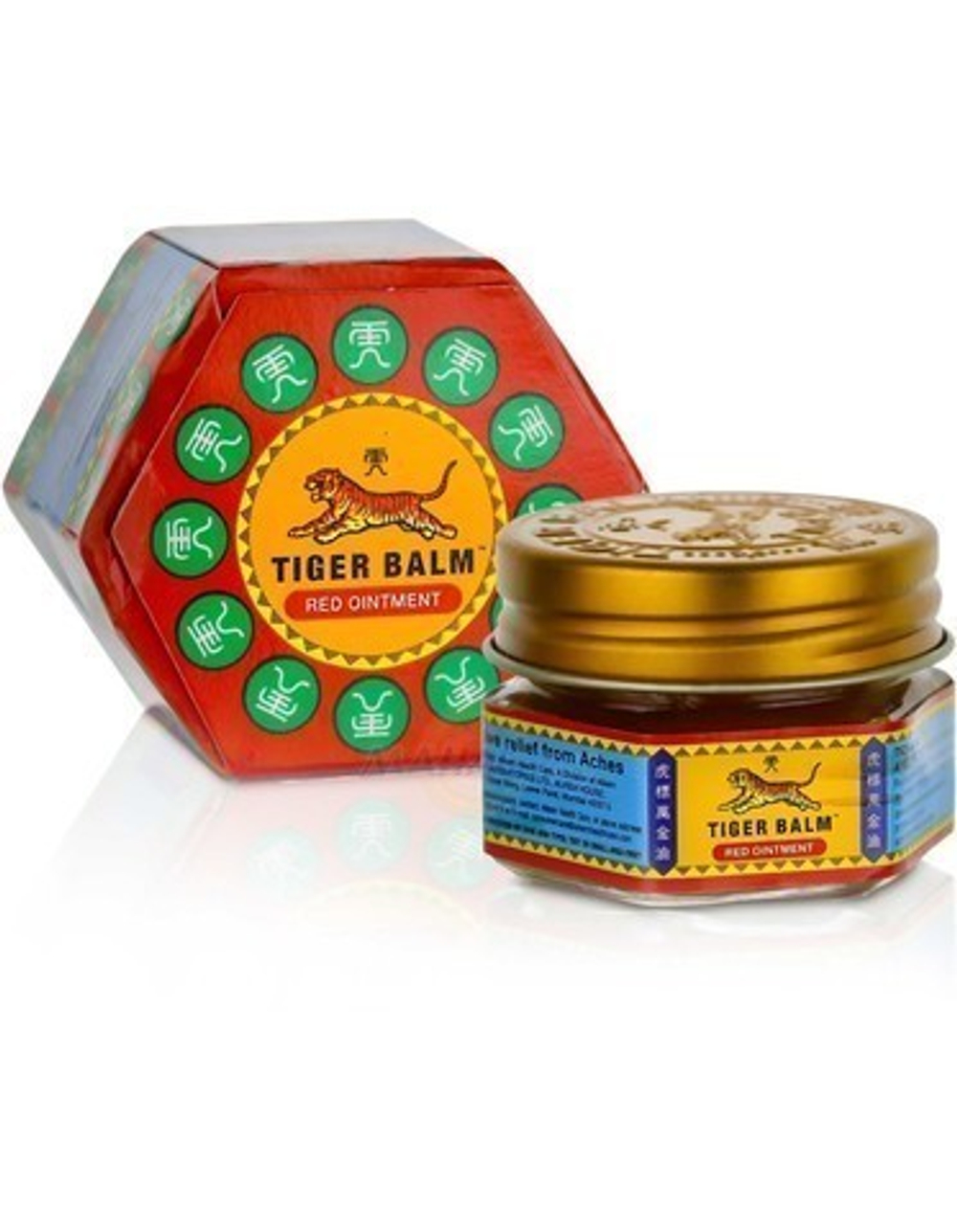 Тигровый бальзам Tiger balm Red ointment Cavin Care 9 мл
