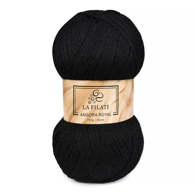 Пряжа La Filati Angora royal 100гр. 550 м; 20% шерсть, 80% Акрил цвет 940