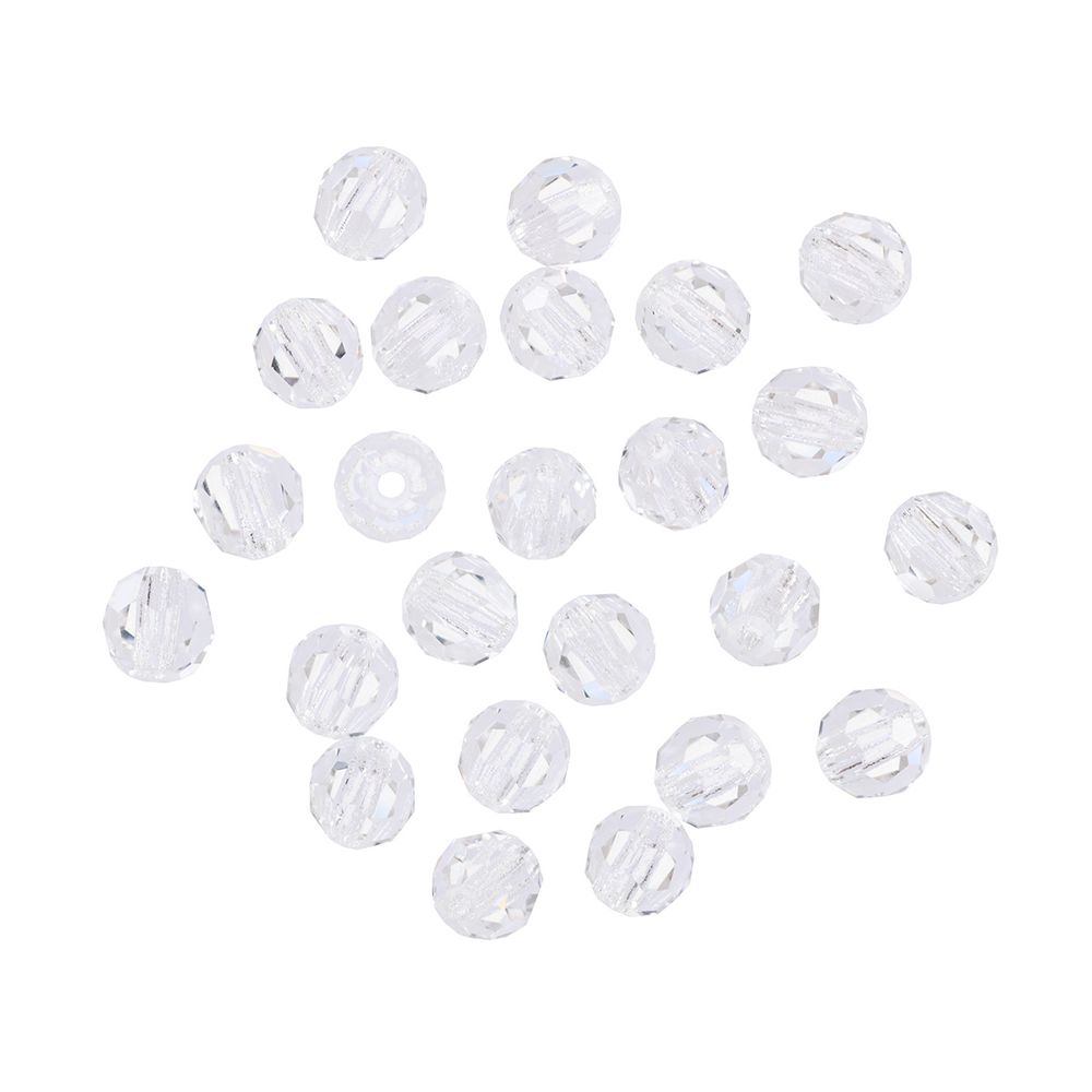 Бусины стекло ⌀4 мм, 24 шт, прозрачный/crystal, Preciosa 451-19-602