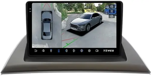 Магнитола для BMW X3 (E83) 2003-2010 - Teyes CC3-2K-360 на Android 10, Быстрая, 2K QLED, CarPlay, 4G SIM-слот, 4 камеры в комплекте