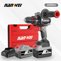 Шуруповерт аккумуляторный NANWEI NW-D5218C-6, 20 В, 180 Нм