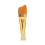 Кисть синтетика плоская со скосом №22, 5 шт, короткая ручка, Mr.Painter SBA 206-22