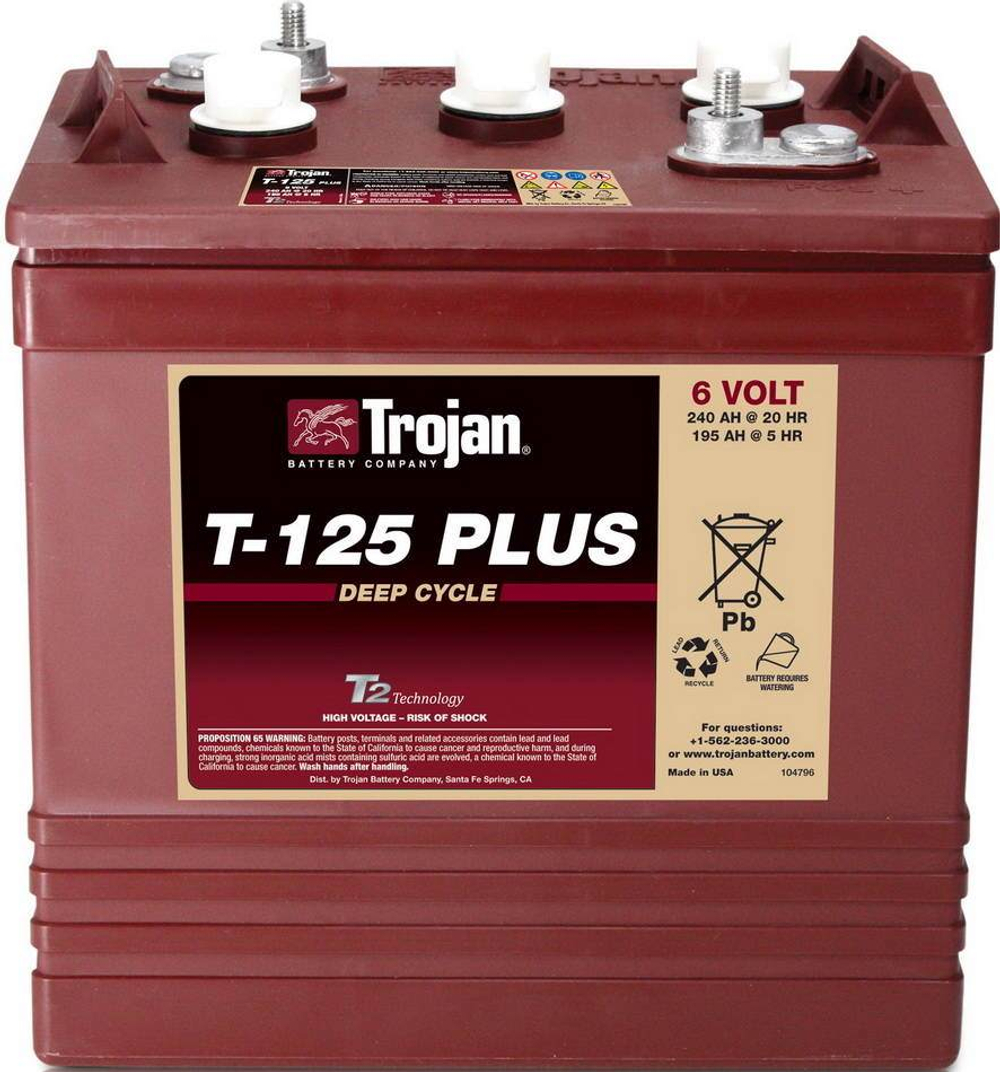 Тяговая аккумуляторная батарея Trojan T125