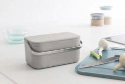 Brabantia Контейнер для мусора Sort & Go 1,8л, серый 230080