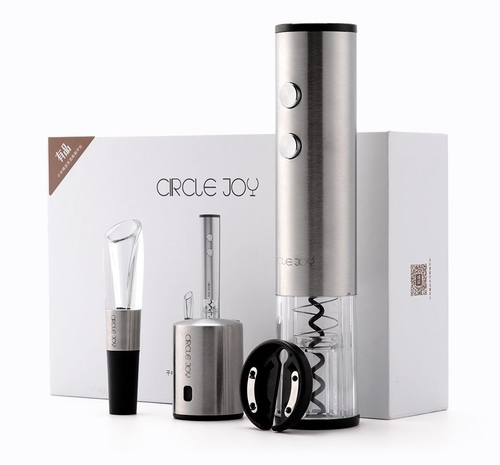 Винный набор Xiaomi Circle Joy 4 in 1 Set in a Gift Box CJ-TZ02 серебристый