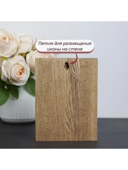Спиридон Тримифунтский икона деревянная резная, ясень 01