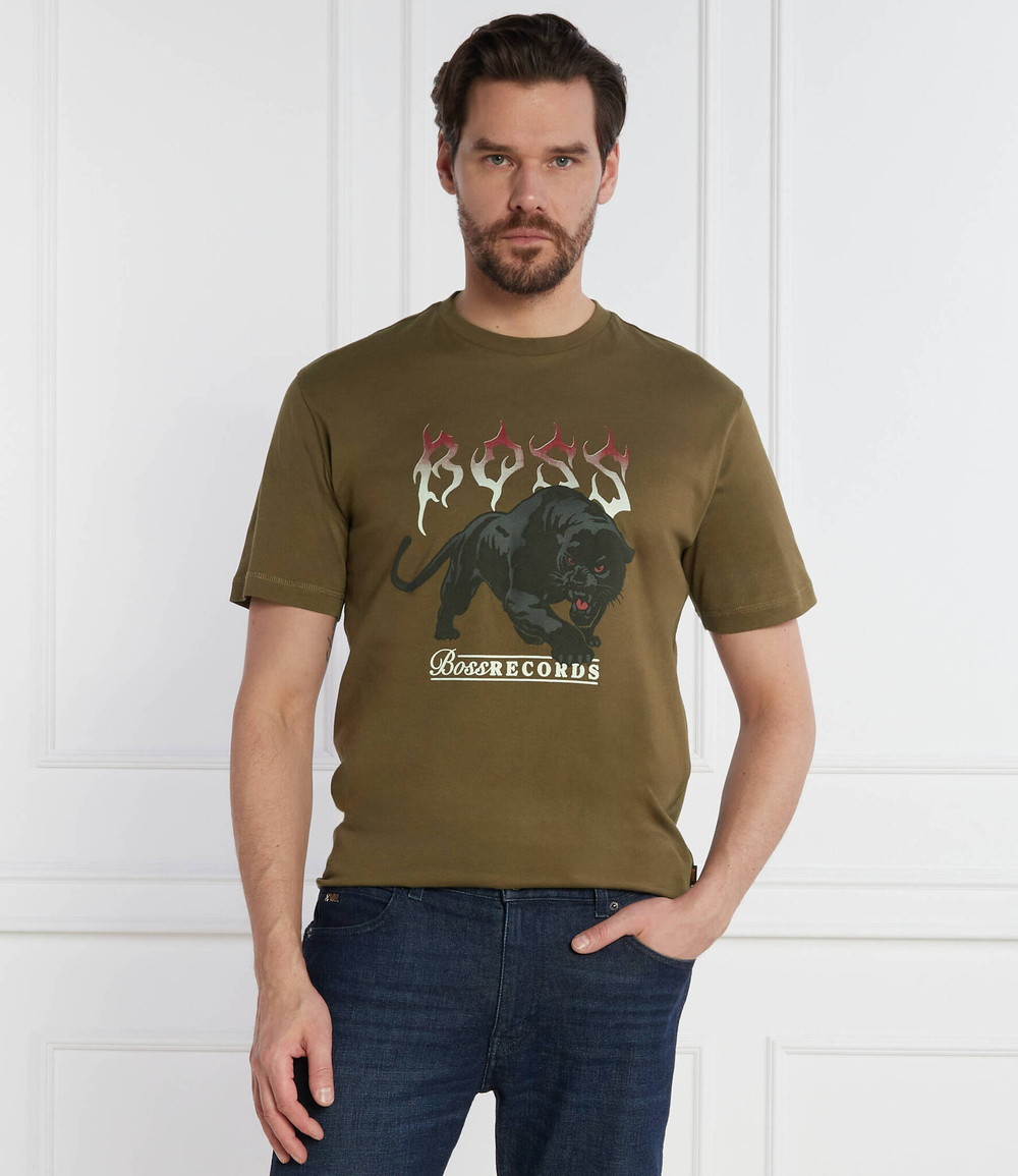 Футболка TeePantera BOSS ORANGE - хаки(50510223)