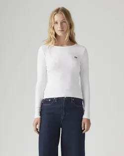 Лонгслив женский LEVI'S HAYES LS TEE WHITE