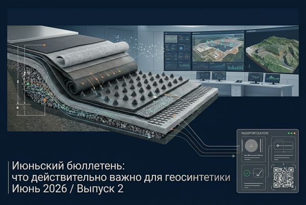 Июньский бюллетень: что действительно важно для геосинтетики