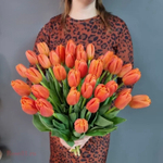 Букет из тюльпанов "Orange Colors"