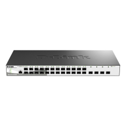 Коммутатор D-Link DGS-1210-28XS / ME / B2A Управляемый L2 коммутатор с 24 портами 100 / 1000Base-X SFP и 4 портами 10GBase-X SFP+