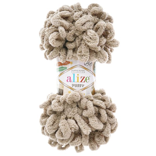 Пряжа Alize (Ализе) Puffy / уп.2 мот. по 100 г, 9м, 530 норка
