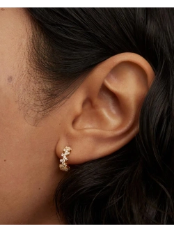 Серьги женские PDPaola Little Crown серебро 925 пробы покрытое золотом 750 пробы AR01-578-U