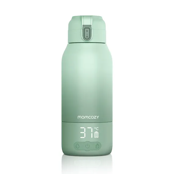 Портативный подогреватель для молока и воды Momcozy Green
