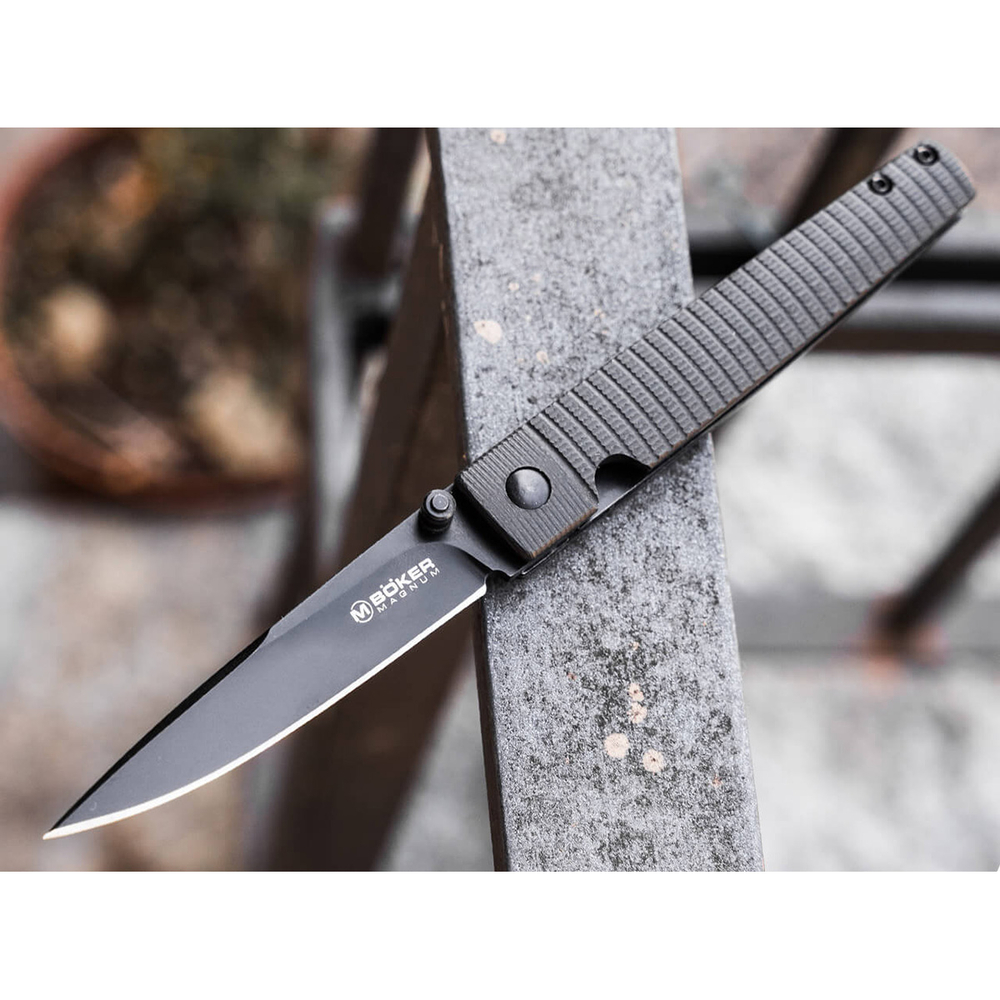 Складной нож Boker Magnum Stereo, сталь 440A, 01RY004