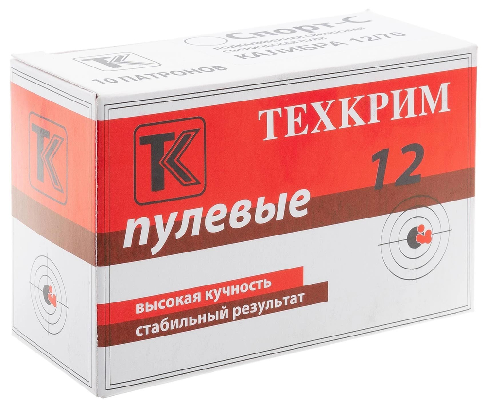 Патрон 12/70 Техкрим пуля Спорт-С Техкрим