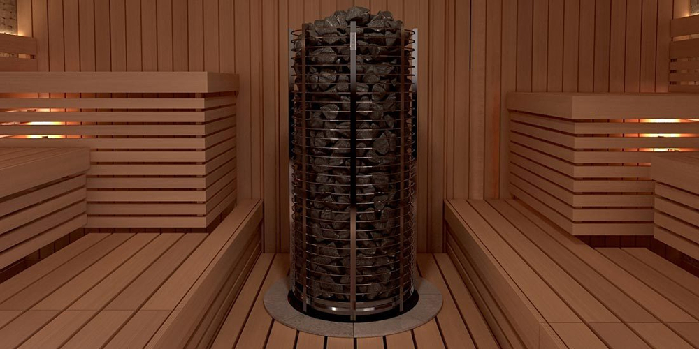 SAWO Электрическая печь TOWER вертикальная, 18 кВт, TH9-180NS-P , выносной пульт (пульт и блок мощности докупаются отдельно)