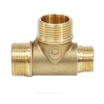 Тройник латунь переходной Ду 15х20х20 (1/2"х3/4"х3/4") НР/НР/НР VALFEX VF.131.L.034