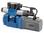 4WRTE10V1-50L-4X/6EG24ETK31/A1M - Пропорциональный быстродействующий распределитель с обратной связью по положению золотника и со встроенным усилителем (OBE), Ду10, A1 = ±10 В, номинальный расход 50 л/мин, схема V1-, каналы управления ET = X и Y - внутренние