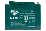 Тяговая аккумуляторная батарея RuTrike 6-EVF-55 (12V55A/H C3)