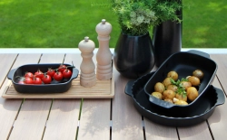 KitchenAid Блюдо для тарталеток 29 см матовое черное EAN 4895156689669