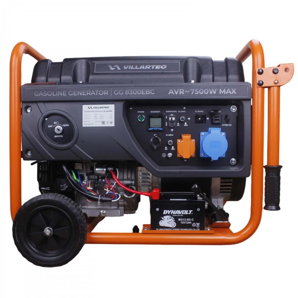 Генератор бензиновый Villartec GG8300ЕВС