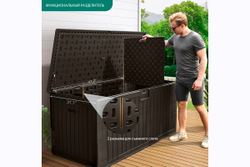 Пластиковый сундук Black Fox Palram 870 л