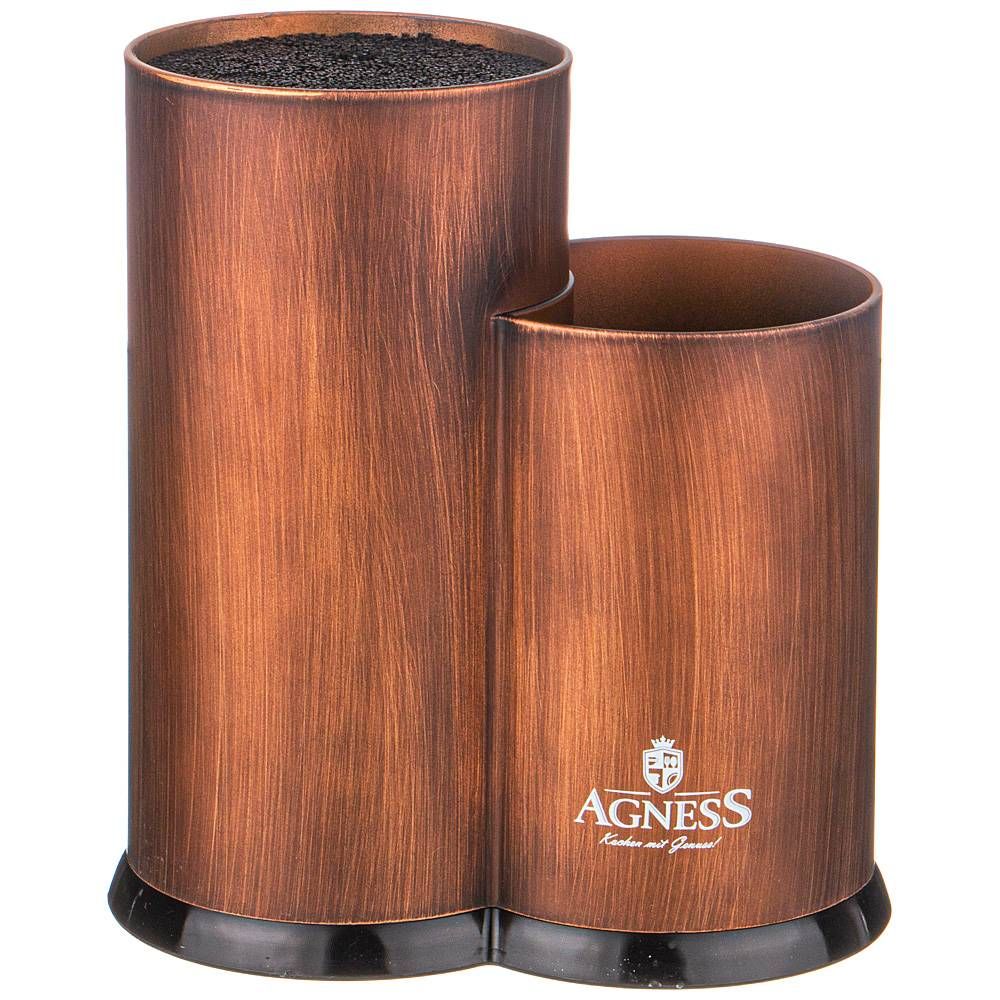 ПОДСТАВКА ДЛЯ НОЖЕЙ AGNESS "BEST" УНИВЕРСАЛЬНАЯ,20*12*22СМ