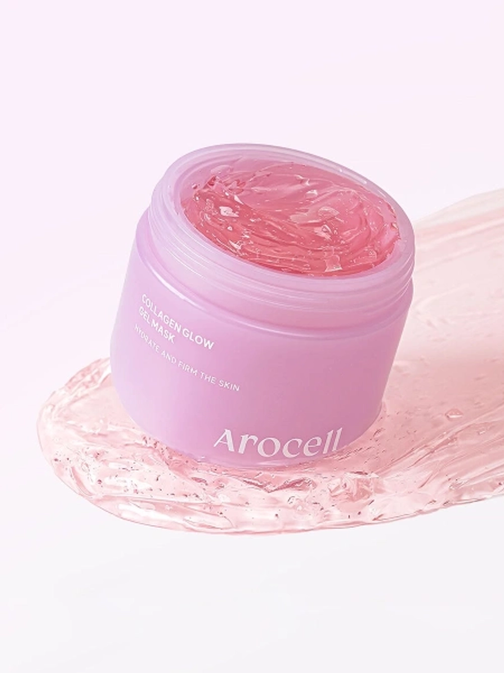 Коллагеновая гелевая маска для сияния c экстрактом пиона AROCELL Collagen Glow Gel Mask 100г