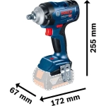 Аккумуляторный ударный гайковёрт GDS 18V-400 BOSCH 06019K0021