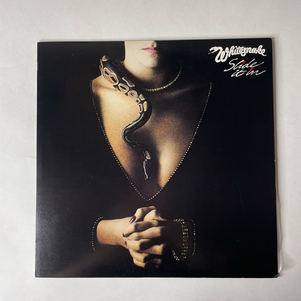Винтажная виниловая пластинка LP Whitesnake Slide It In (Япония 1984) (Без Оби)