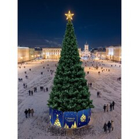Уличная ёлка Альпийская 22 м, ствольная, ПВХ, Green Trees