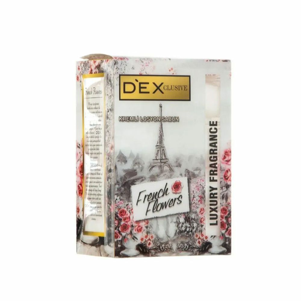 Крем мыло Dex Clusive French Flowers 4/100гр