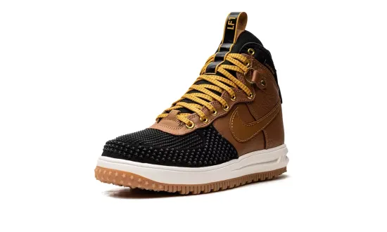 Кроссовки Nike Lunar Force 1 Duckboot Brown с мехом