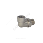Соединитель латунь никель американка Ду 32 (1 1/4") угловой ВР/НР RTP (РосТурПласт) 25238
