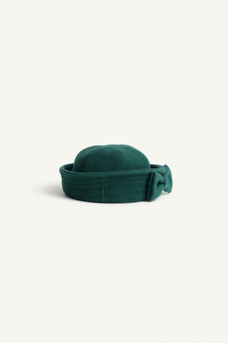 ZARA ШАПКА ИЗ 100% ШЕРСТИ, ЗЕЛЕНЫЙ