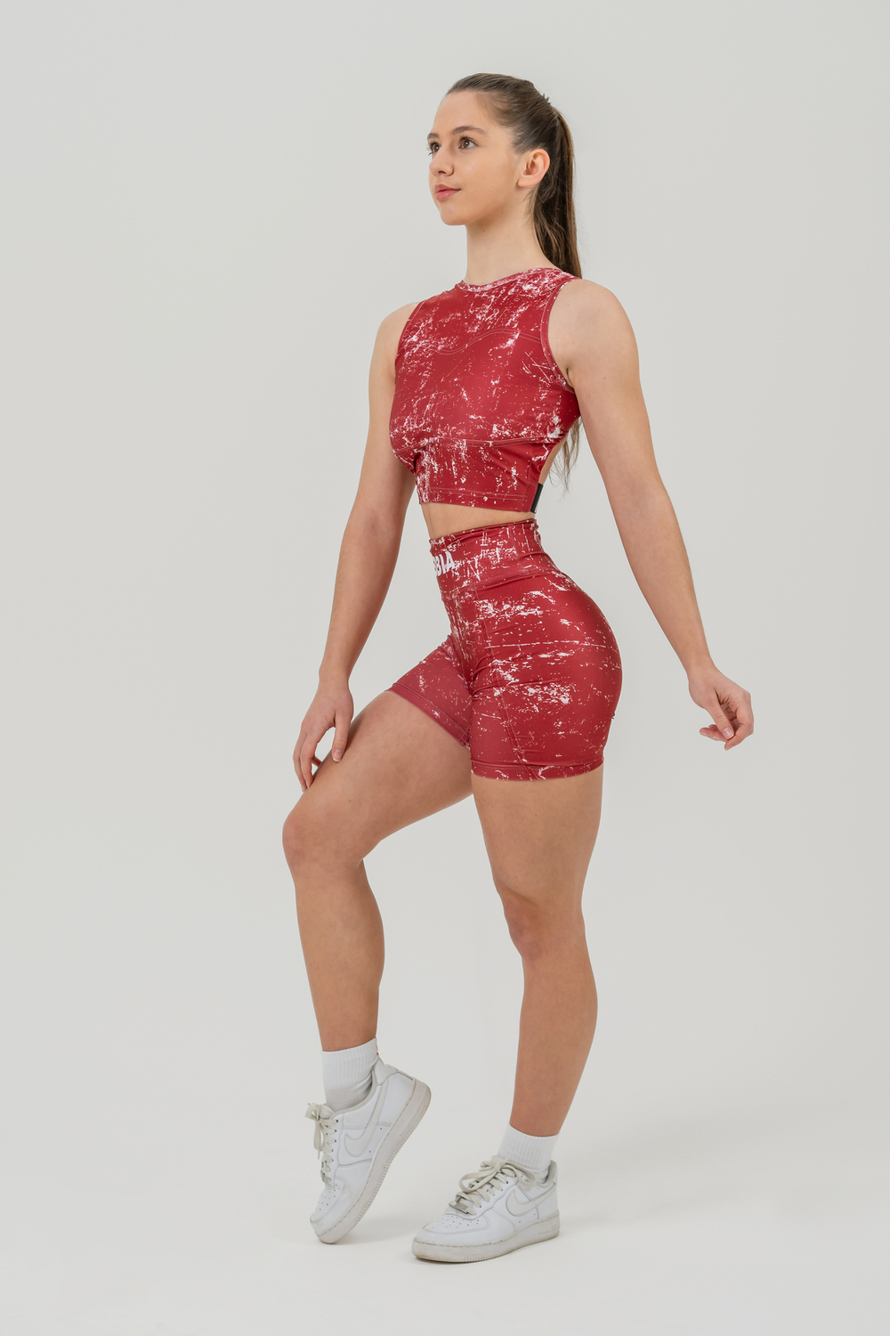 КРОП ТОП CROP TANK TOP ROUGH GIRL 617 Красный