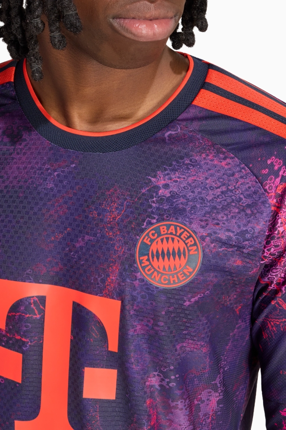 Футболка с длинными рукавами adidas FC Bayern 26/27 3rd Authentic - фиолетовый