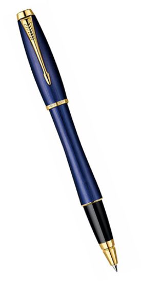 Ручка-роллер PARKER URBAN Premium Purple, цвет: Blue GT, цвет стержня: черный, 1892649