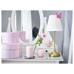 IKEA ÅRSTID  (ИКЕА ОРСТИД)  -  Лампа настольная - латунь/белый