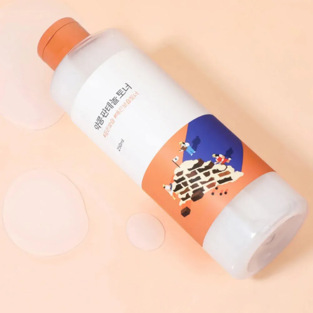 Барьерный тонер с чёрной соей и пантенолом Round Lab Soybean Panthenol Toner 250 мл