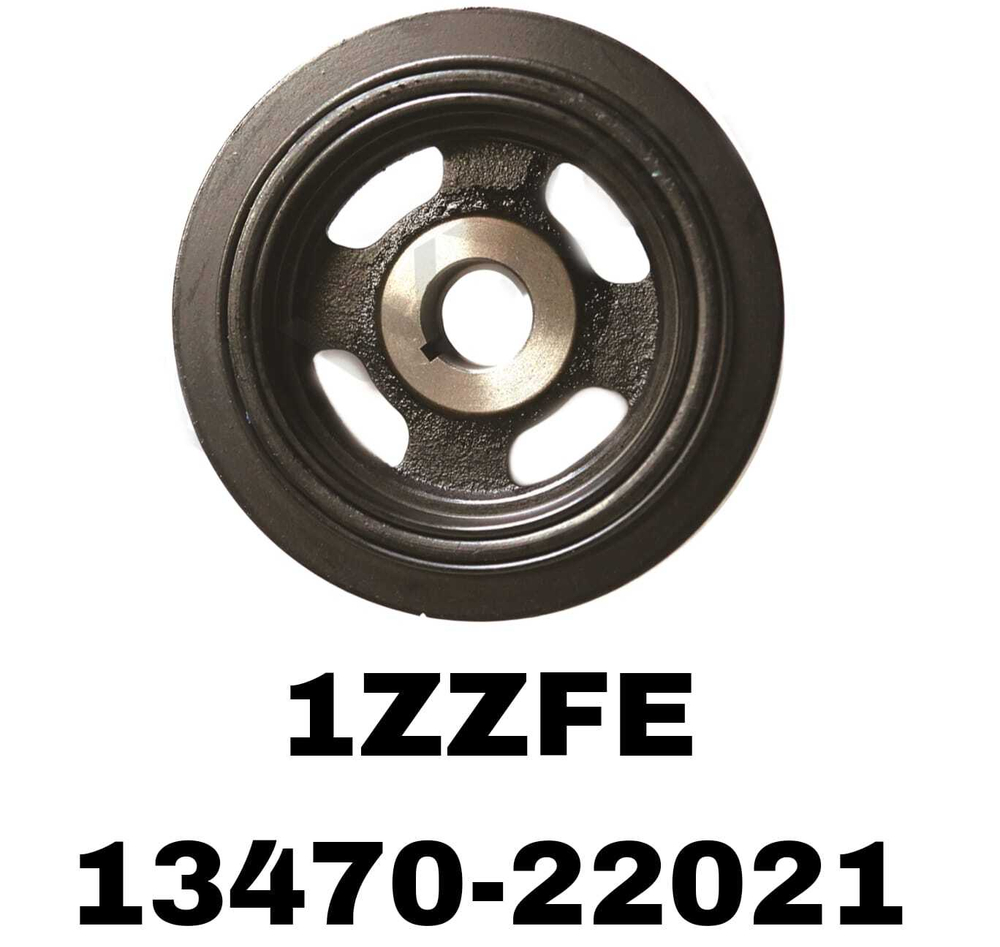 Шкив коленвала 13470-22021 на Toyota с двигателем 1ZZFE.ZZE122.2001- — купить в Алматы | ADAL AUTO