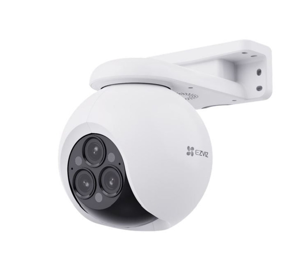 H80f (4MP+4MP+4MP) Уличная поворотная видеокамера с 3 объективами и 12х зумом