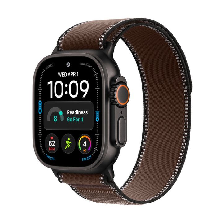 Смарт-часы Apple Watch Ultra 4 GPS + Cellular 49mm Black Titanium, Dark Umber Trail Loop, размер S/M