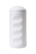 Мастурбатор нереалистичный MensMax Colors Ring Blue, TPE, белый, 15 см