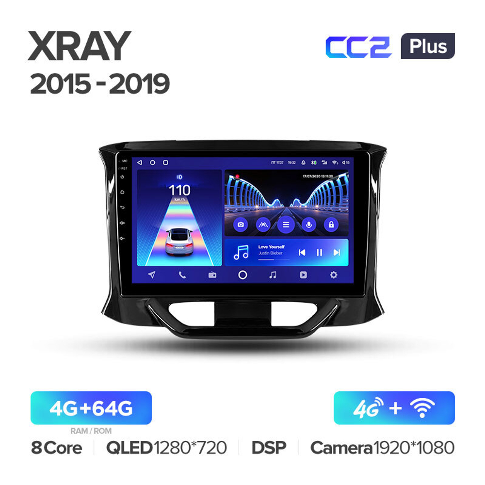 Teyes CC2 Plus 9"для LADA Xray 2015-2019